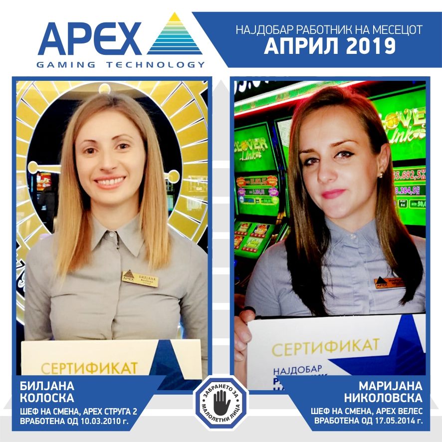 We present the best workers for month of April 2019.